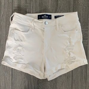 Hollister Ripped Jean Shorts Size 25